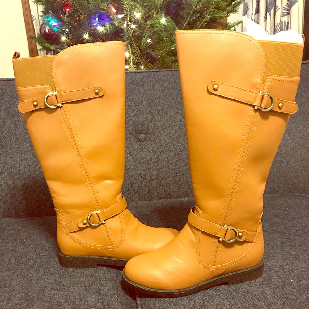 Vegan (Extra Wide Calf) Knee-High Riding Boots